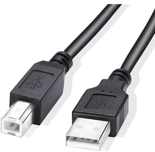 دي كيرف® كابل طابعة USB 2.0 نوع A الى نوع B ذكر للطابعات والماسح الضوئي والهارد ديسك الخارجي والمزيد - 3 متر (3 متر)