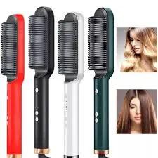 Hair Straightener Comb/Electric Hair Straightener Brush With 5 Tempt Control/Straightening Comb/Hair Straightener Brush/Hair Iron/Professional Hair Comb For Men & Women