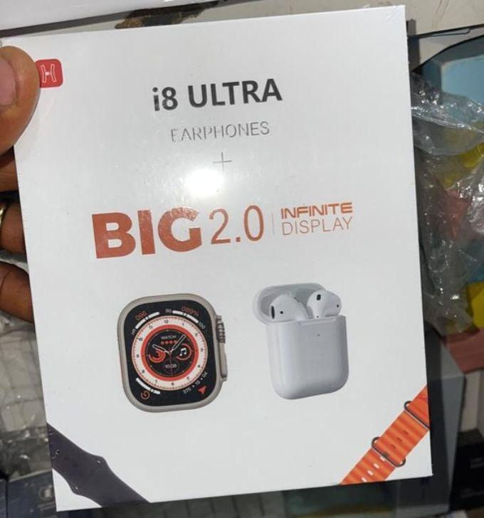 I8 Ultra Combo Smart Watch BIGGER SCREEN 2.0