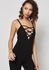 Lace Up Ribbed Jumpsuit