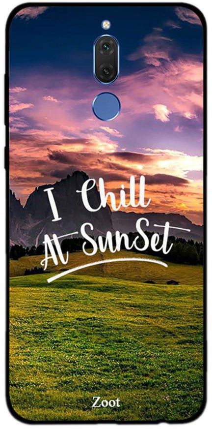 Thermoplastic Polyurethane Protective Case Cover For Huawei Mate 10 Lite I Chill At Sunset