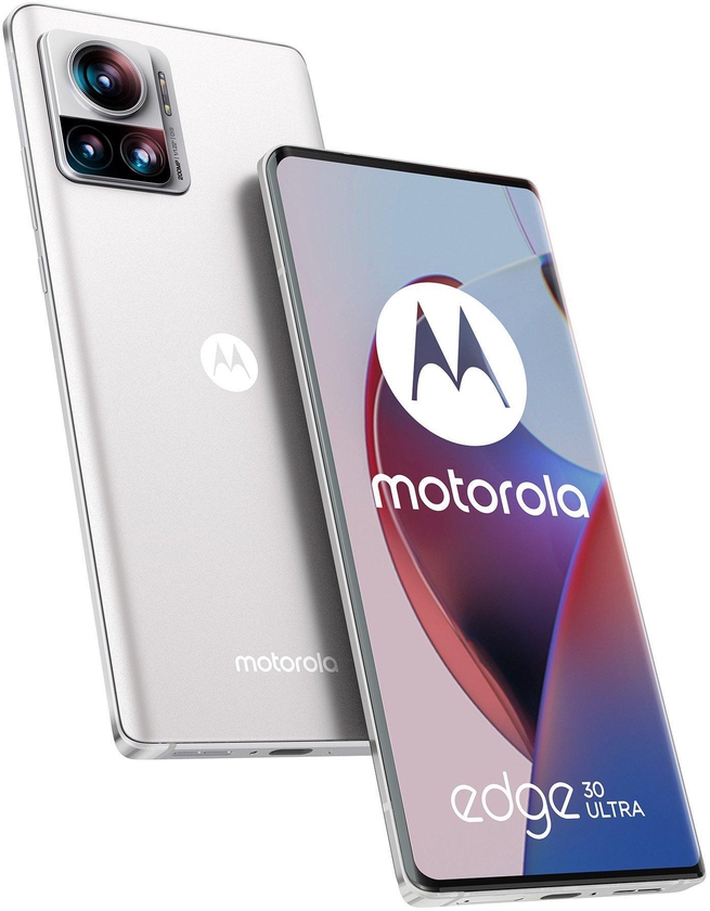 Motorola Edge 30 Ultra, 5G, Dual SIM, 256GB, Starlight White