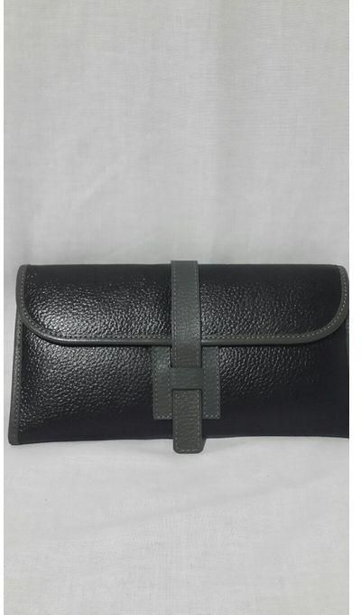 Generic Leather Wallet - Black & Grey