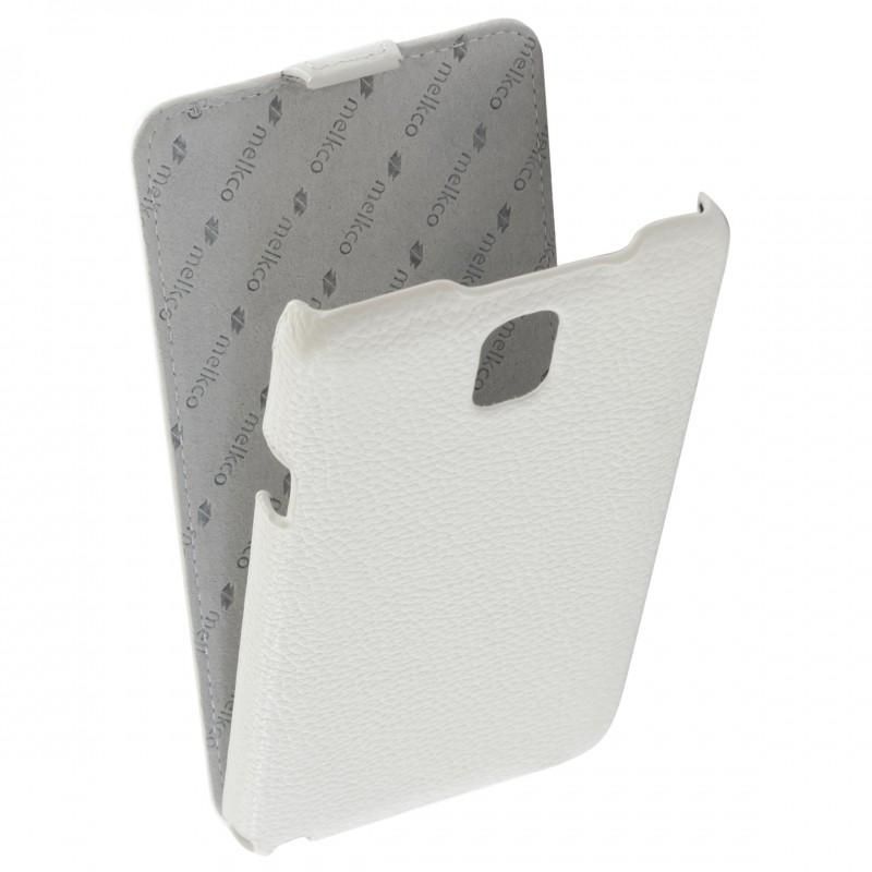 Melkco Jacka, Flip Cover Mobile Case, for (Samsung) Galaxy Note 3, White