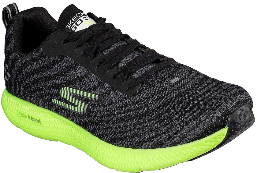 Skechers Men's Shoes 7+ GO Run - 3 Sizes (Black/Lime)