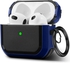 AirPods Pro 2 Case Cover With Keychain Rugged Armor - Black / Blue