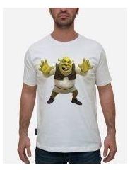 Printed Shrek T- Shirt - White