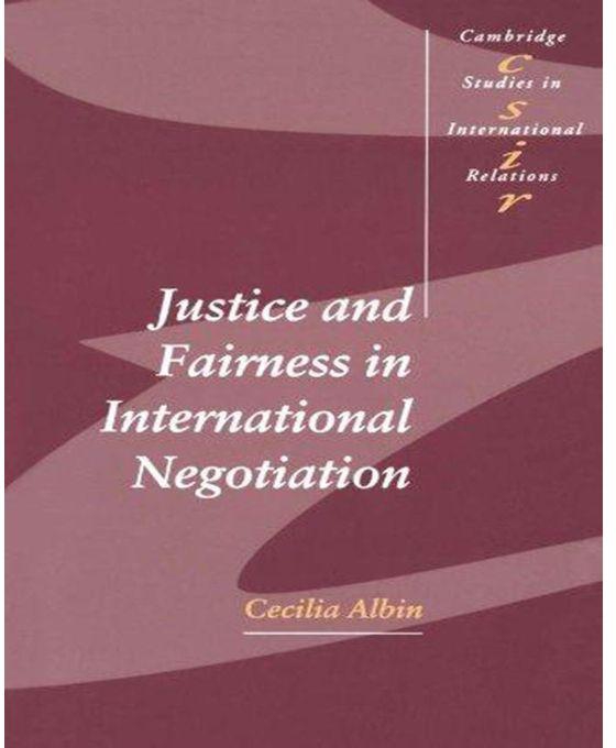 Generic Justice and Fairness in International Negotiation