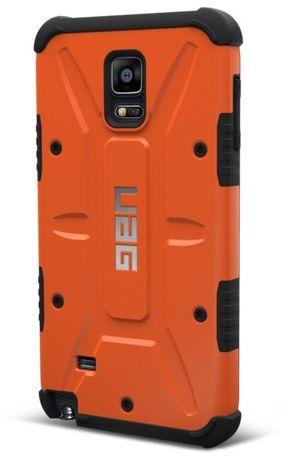 MEMORiX UAG Shock Proof Composite Case for Samsung Galaxy Note 4 With Screen Protector /Orange