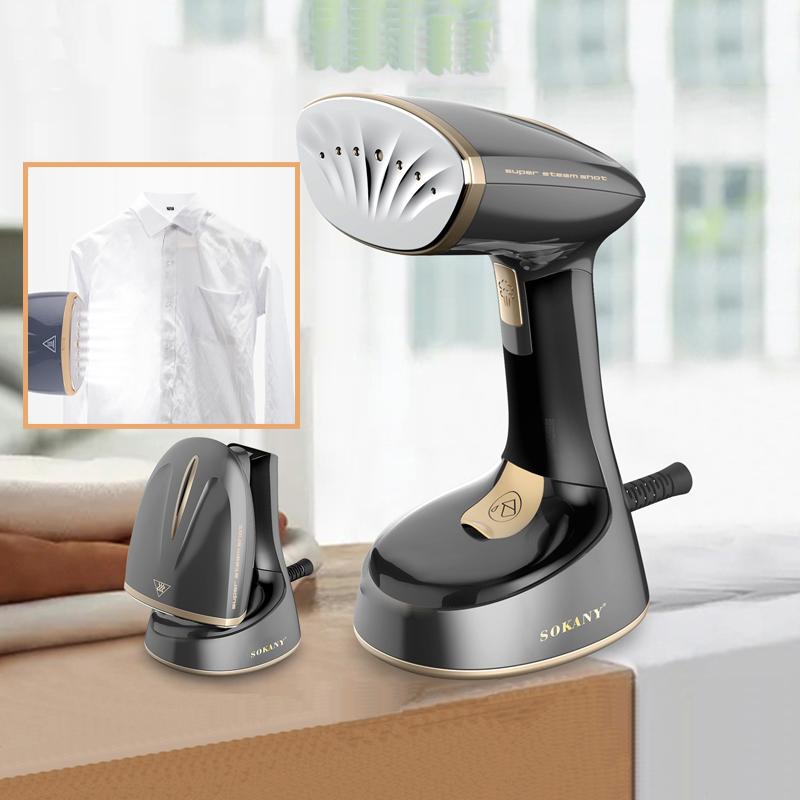Steam Ironing Brush Home Hanging Cloth Foldable Steamer Iron (3 Colors)