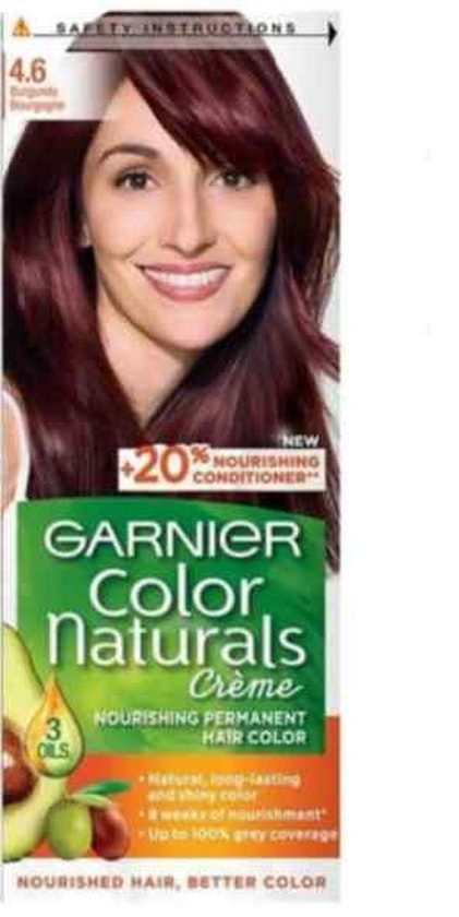 Garnier Color Naturals Permanent Crème Hair Color - 4.6 Burgundy
