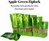 Ecolike Ziplock Window View Food Grade Packaging - pieces (Apple Green)