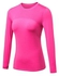 Quick Dry Long Sleeves Running T-Shirt Pink