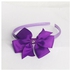 House Of Genevieve Grosgrain Pinwheel Alice Hair Band Kids Fashion Girls Hair Accessories - Purple