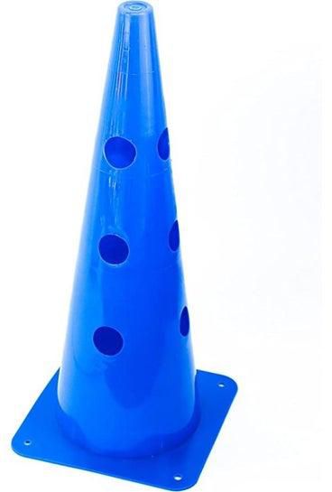 48cm Sports & Field Training Cones for Skate, Soccer And Outdoor Games With 12 holes - TI009 - Blue