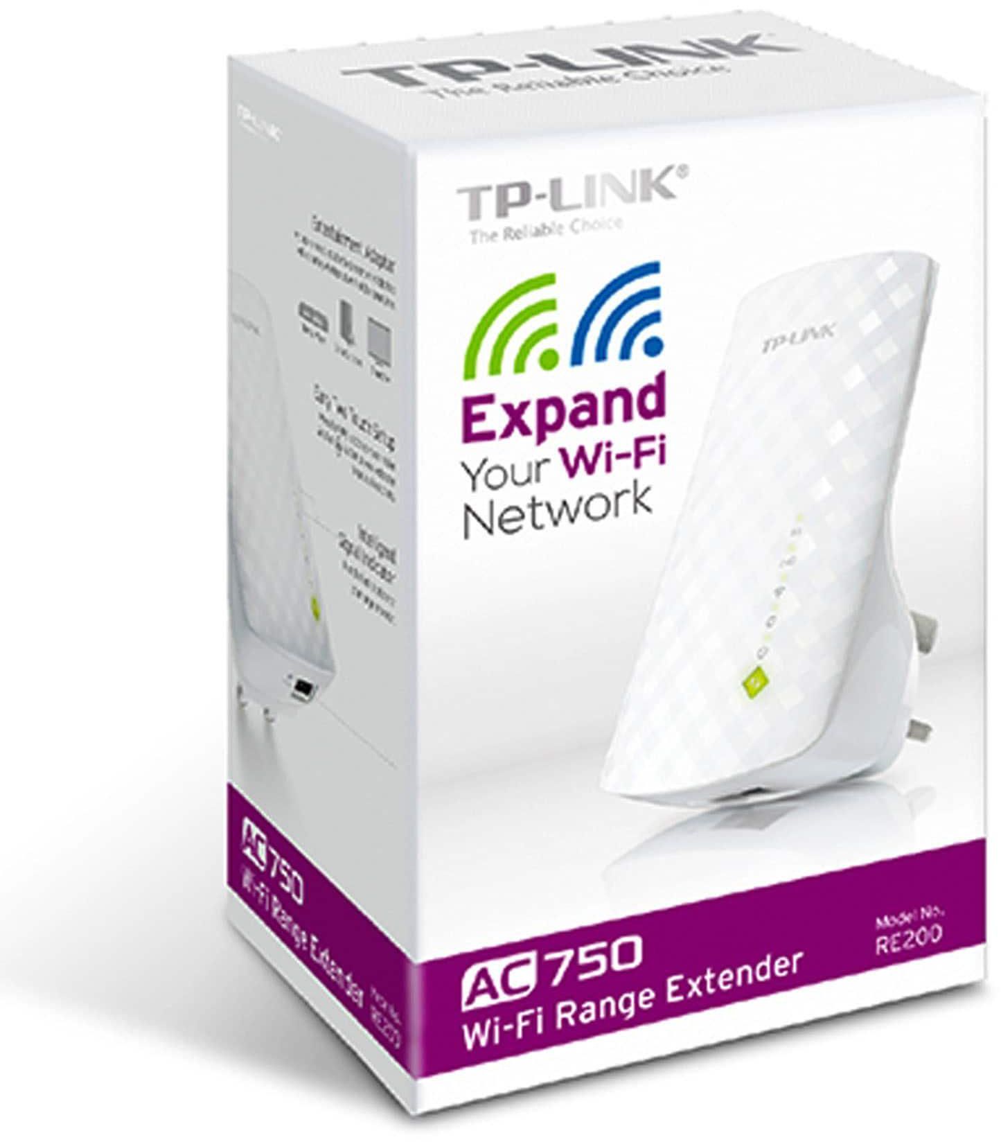TP-Link Wireless Range Extender RE200 AC750