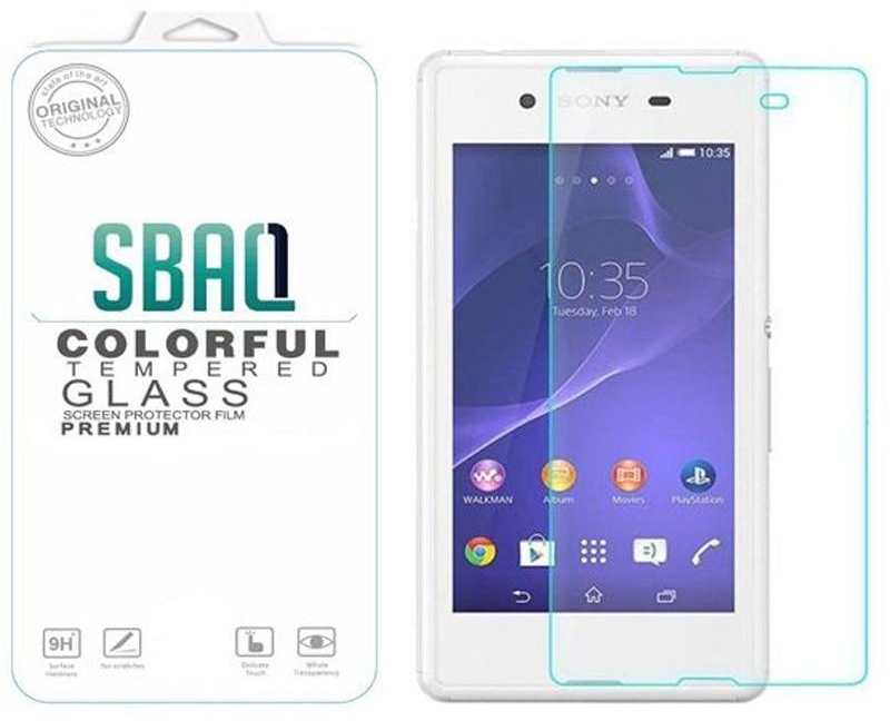 Glass Screen protection By SBAQ For Sony Xperia Z3 Plus, Transparent