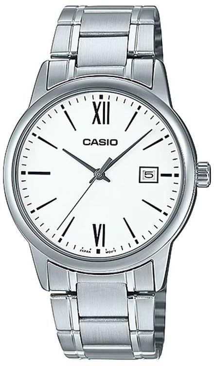 Casio Watch For Men MTP-V002D-7B3UDF Analog Stainless Steel Band Silver