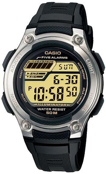 Casio Men's Digital Dial Resin Band Watch - W212H-9A