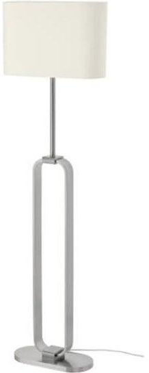 Uppvind Nickel-Plated Floor Lamp Without Lamp White/Silver 150cm