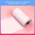 White thermal paper roll that can last for 10 years. 57 30mm / 2.21.2 inch BPA-free black font printing paper for Peripage A6 / A8 / P6 Paperang P1 / P2 thermal printer, 3 rolls