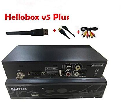Generic Hellobox Satellite HELLOBOX V5 PLUS Update From Hellobox V5 Iptv Free 3months Autoroll Powervu Biss Keys Supports Wifi 3g Modem price from jumia in Nigeria - Yaoota!