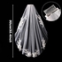 Bridal Veil Hip Length Tulle Veils Wedding Vails Crystal Bridal Veil with Lace Appliques Comb for Bridal Shower Hen Party Chucky Costume Dress Up Gift Prom Girls First Communion