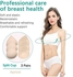 Bra Pads Inserts, Bra Pads Sewn Padded for Sports Bra A/B/C/D Cup Beige, Latex Bras Inserts Removable for Women's Sports Cups Bra or Swimsuit Insert
