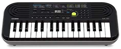 Casio SA-47H5 Mini Keys Keyboard, Black