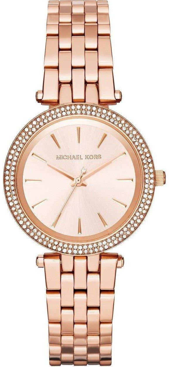Women Michael Kors Mini Darci Stainless Steel Watch MK3431(Rose Gold)