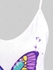 Plus Size & Curve Butterfly Print Ombre Color Cami Top - 5xl