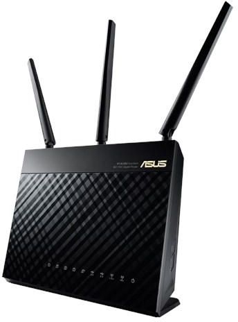 ASUS RT-AC68U Dual Band 802.11ac AC1900 Gigabit Router (Black)