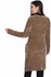 Smoky Egypt Tricot Cardigan With Strass Pockets And Removable Fur - Beige