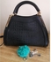Fashion Pom Pom Keyholder Handbag Car Pendant - Turquoise