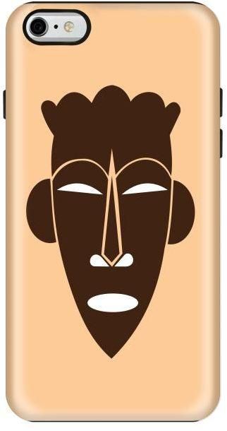 Stylizedd Apple iPhone 6/6s Premium Dual Layer Tough case cover Matte Finish - Tribal Mask