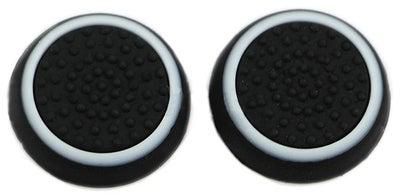 2-Piece Silicone Thumbstick Grip Cover For Controllers