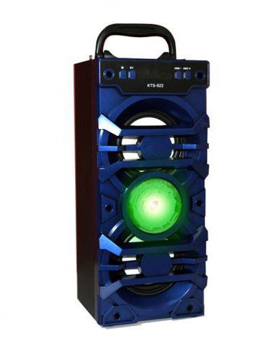 Generic KTS-922 Portable Bluetooth Speaker Hi-Fi FM Radio - Blue