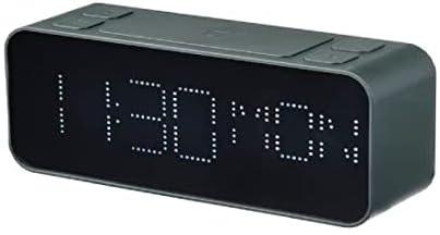 ساعة منبه من المتسوقون الرقميون، رقمية/أخضر، 20×8 سم، بلاستيك