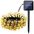Waterproof Cherry Blossom Solar String Lights Yellow/Black 7 meter