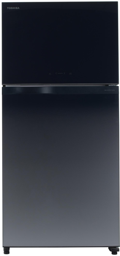 Toshiba Refrigerator 13.8Cu.ft Freezer 5.8Cu.ft, Inverter, Gradation Color Glass Door