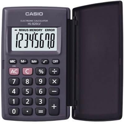 "Casio HL 820LVBK Portable Calculator