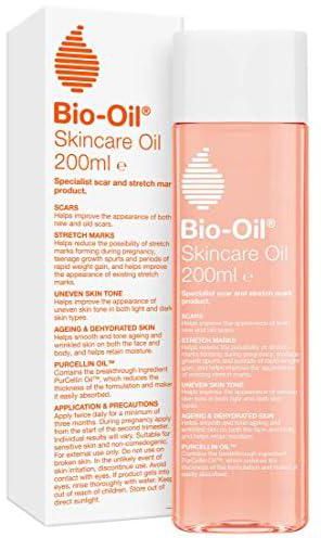 Bio-Oil Skincare Oil - Improve the Appearance of Scars, Stretch Marks and Skin Tone - 1 x 200 ml