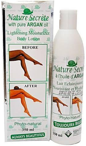 Nature Secrete Lightening Body Lotion With Pure Argan Oil