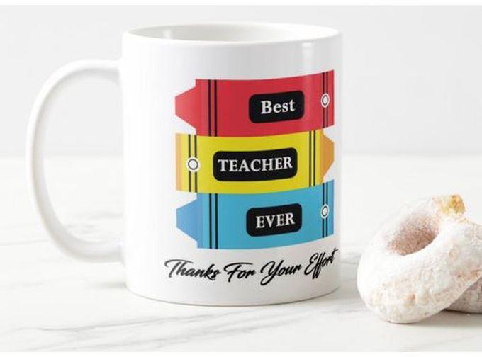 Teacher's Mug - 325 MI - Multicolor
