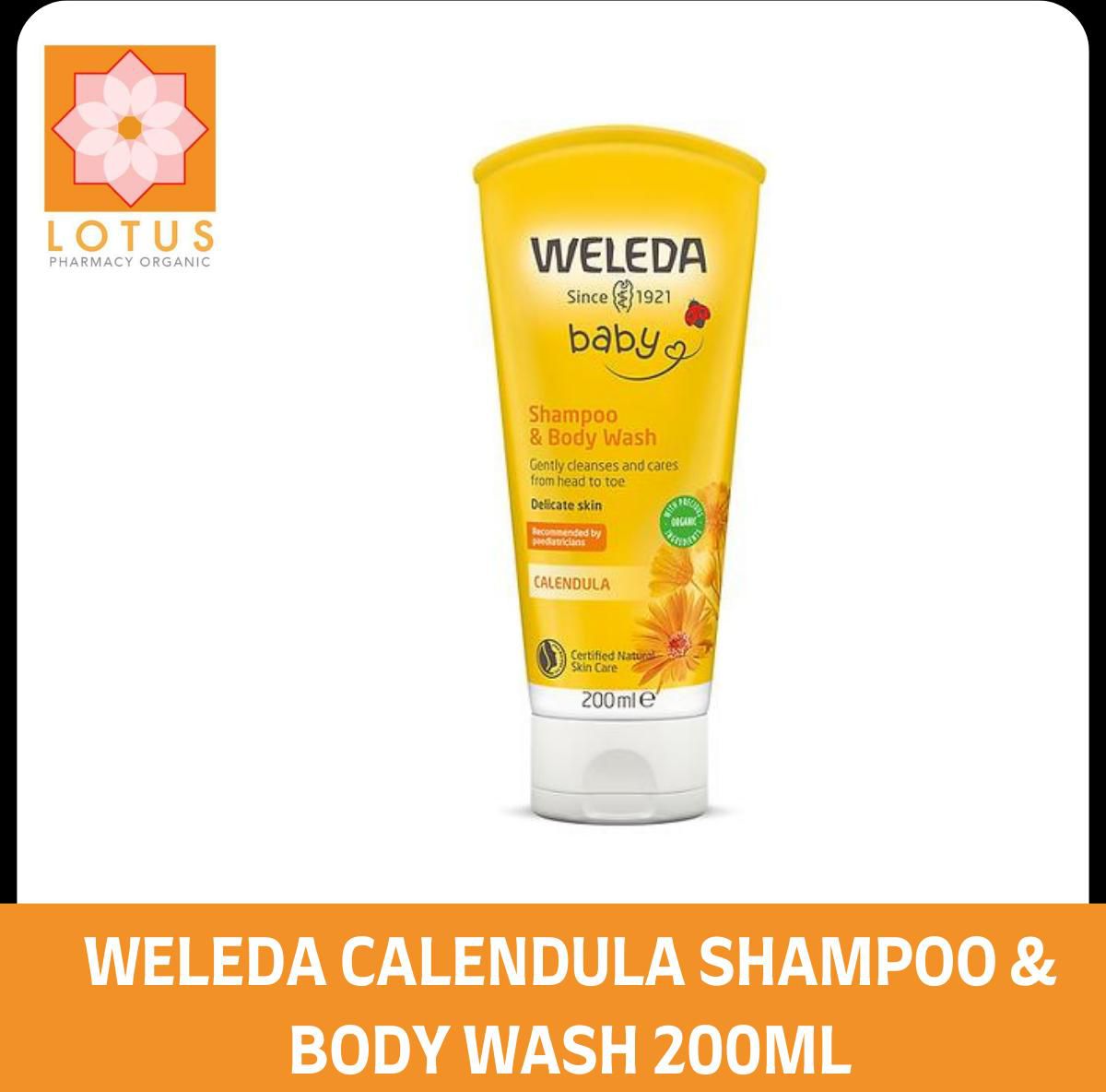 Weleda Calendula Shampoo &amp; Body Wash 200ml