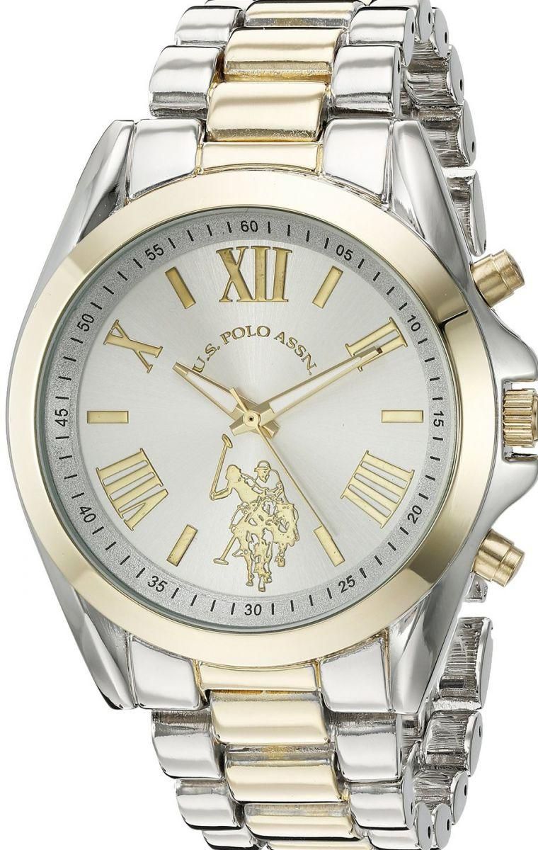 U.S. Polo Assn. Women Quartz Metal and Alloy Automatic Watch, Color Two Tone USC40117