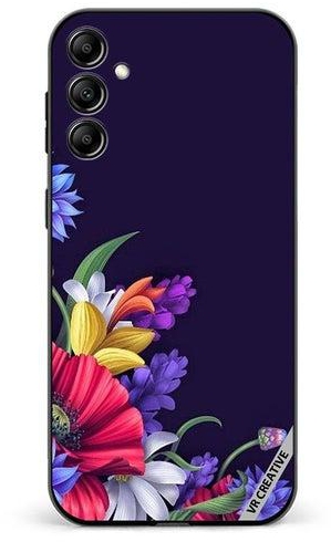 Protective Case Cover For Samsung Galaxy M14 Flower Design Multicolour
