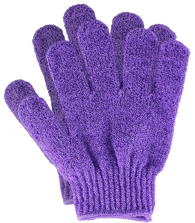Bath & Body Works Exfoliating Glove Sponge For Spa Bath Scrub 2 Pairs Purple