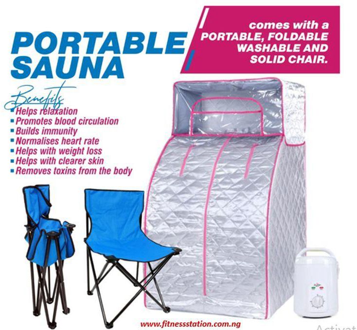 Top Quality Portable Steam Sauna With Free Foldable Chair