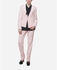 ESLA Set Of Plain Jacket & Straight Pants - Light Pink